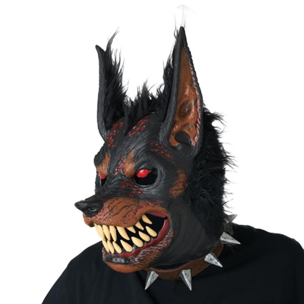 Hell Hound Ani-Motion Adult Costume Mask Cheap - Image 2