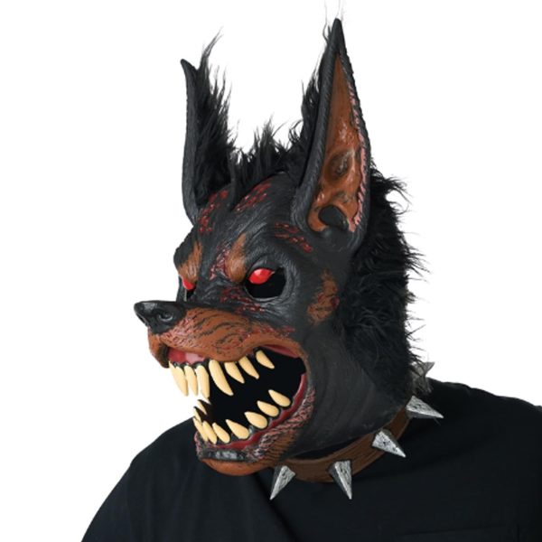 Hell Hound Ani-Motion Adult Costume Mask Cheap