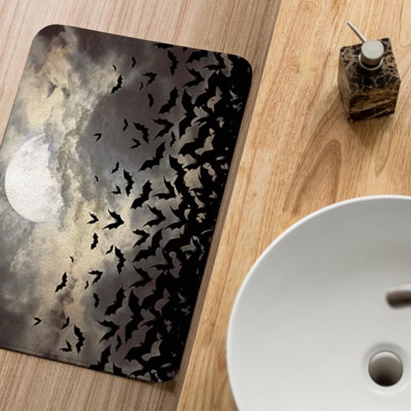 Halloween 4-Piece Bathroom Set | Bats Sale - Image 3