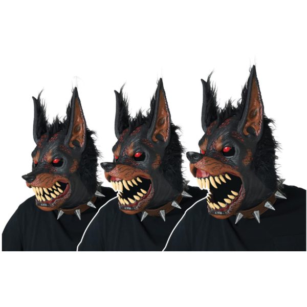 Hell Hound Ani-Motion Adult Costume Mask Cheap - Image 4