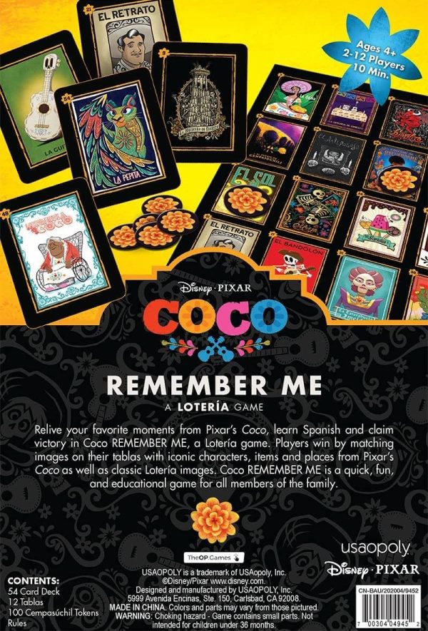 Coco Remember Me Loteria (English Spanish Rules) Online - Image 2