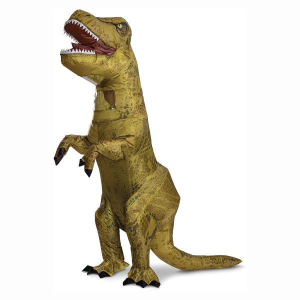 Jurassic World T-Rex Inflatable Adult Costume | One Size For Discount