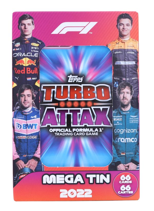 2022 Topps Formula 1 Racing Turbo Attax Mega Tin | Super Elite Discount