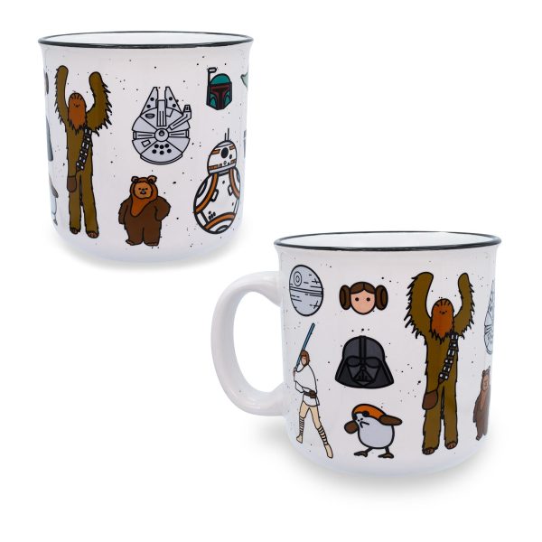 Star Wars Characters Ceramic Camper Mug | Holds 20 Ounces Supply - Image 2