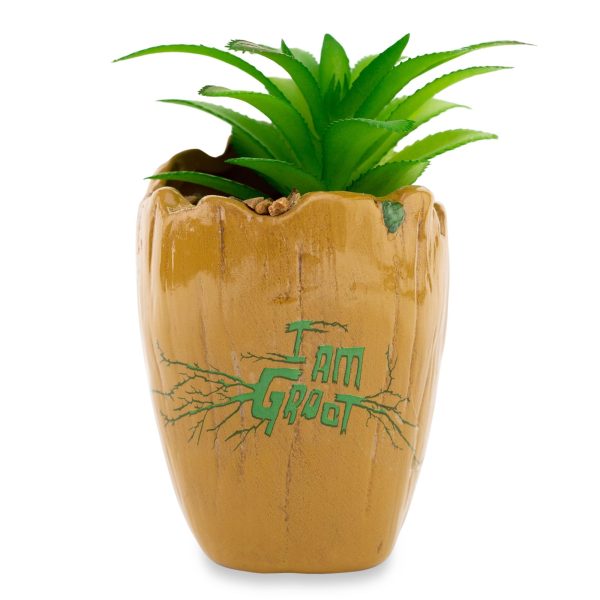 Marvel Studios I Am Groot 3-Inch Ceramic Mini Planter With Artificial Succulent on Sale - Image 3