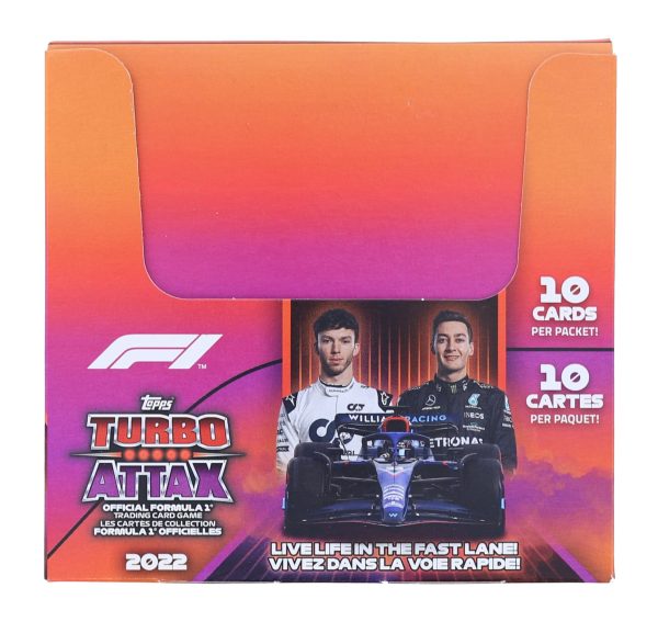 2022 Topps Formula 1 Turbo Attax Display Box | 24 Packs Hot on Sale