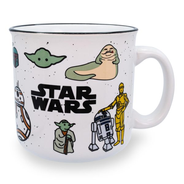 Star Wars Characters Ceramic Camper Mug | Holds 20 Ounces Supply
