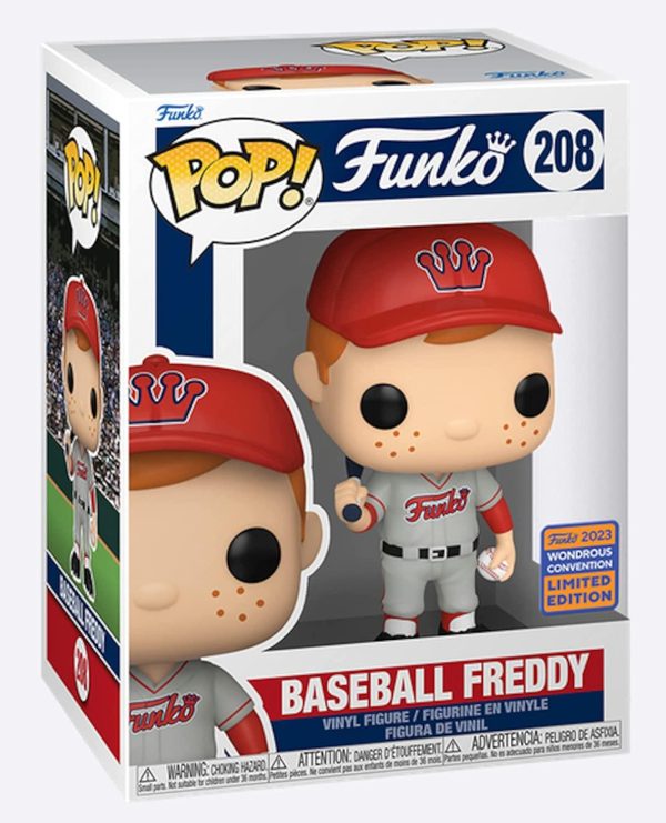 Exclusive Funko POP | Baseball Freddy (Red Hat) Sale - Image 2