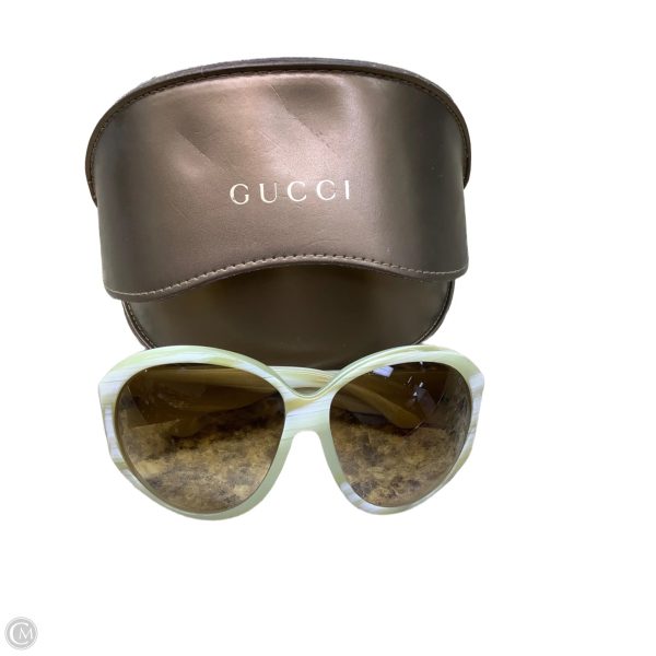Sunglass Case Luxury Designer By Gucci Online now