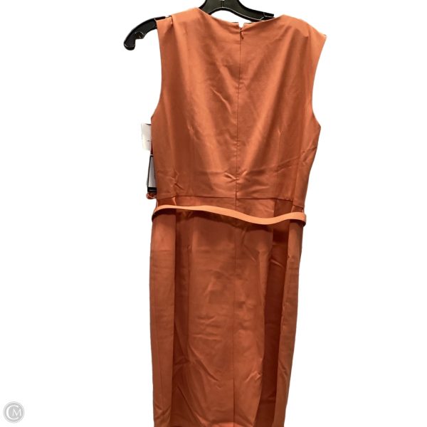 Dress Casual Midi By Nine West In Orange, Size: 8 Online Hot Sale - Image 2