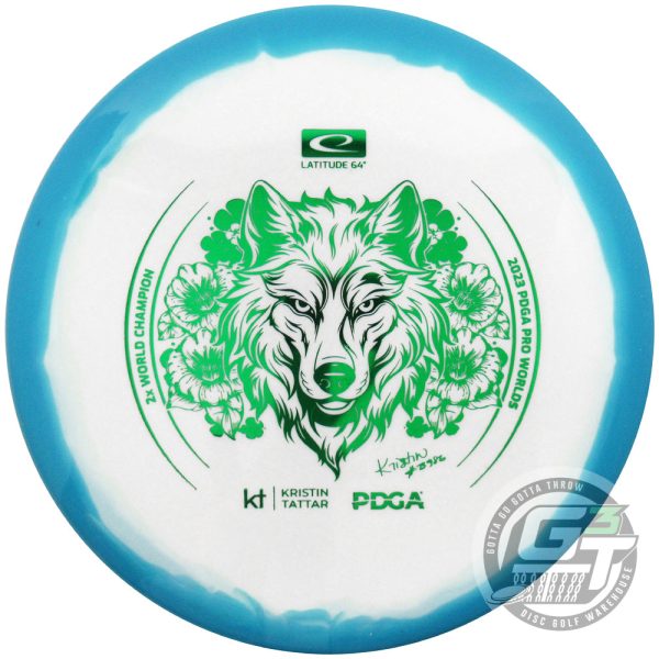 Latitude 64 Limited Edition Kristin Tattar 2X World Champion Gold Orbit Pure Putter Golf Disc Discount