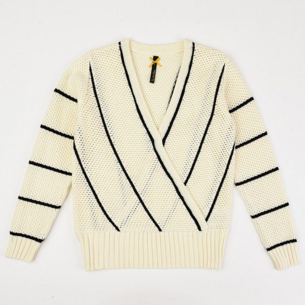 Boys Striped Wrap Sweater Cheap - Image 2